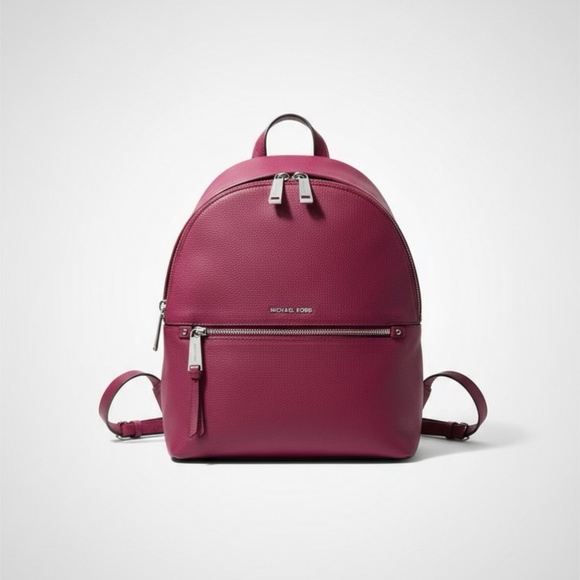 Michael Kors Raspberry Colored Backpack - Picture 9 of 10